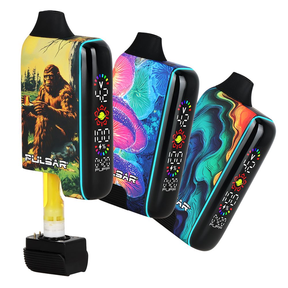 Pulsar 510 DL 5.0 Precision Voltage Control LCD Screen Vape Bar | Design Series | 1000mAh